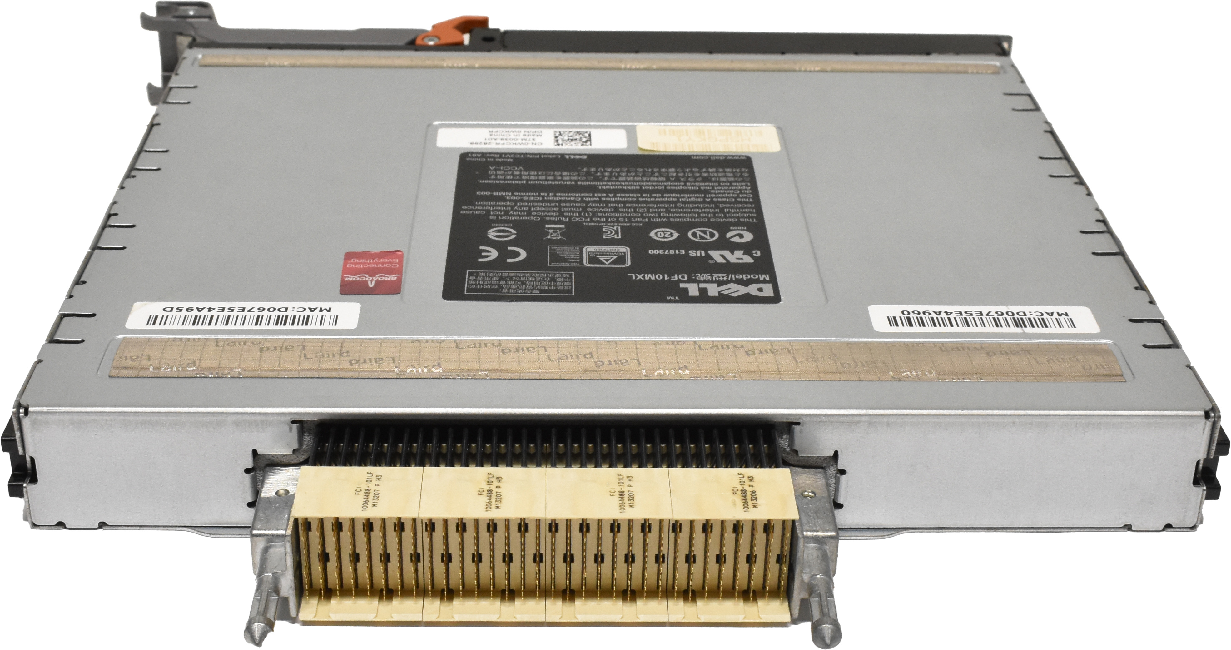 Dell PowerEdge M I/O Aggregator DF10MXL 0WKCFR 0T4W4R TC3V1 für M1000E Dell Broadcom DF10MXL PowerEdge I/O Aggregator for M1000E DP/N 04W2J4 TC3V1