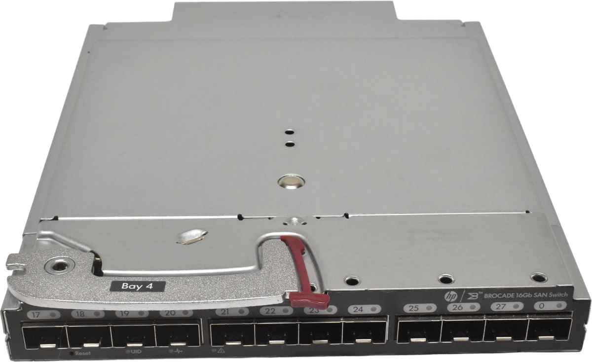 HP Brocade 16Gb SAN Switch Module 28Port HSTNS-BC25-N C-Class BladeSystem 6548-0001 C8S46A 724424-001 HP Brocade 16Gb SAN Switch Module 28Port HSTNS-BC25-N C-Class BladeSystem 6548-0001 C8S46A 724424-001