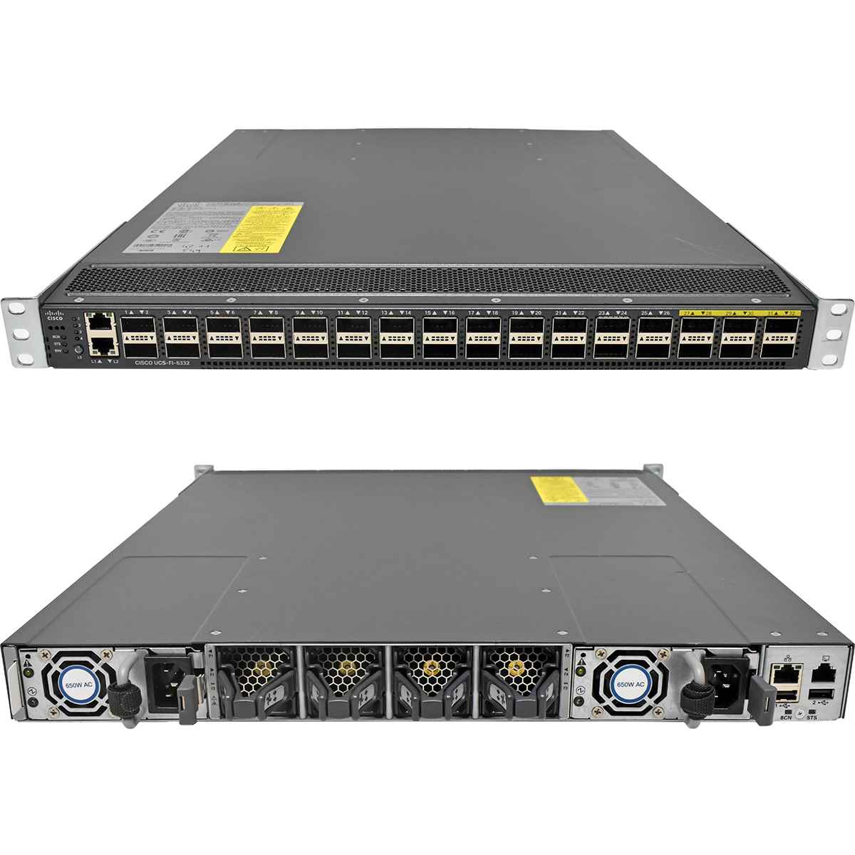 Cisco UCS-FI-6332 32-Port QSFP+ 40GE Switch +Rack Ears Cisco UCS-FI-6332 32-Port QSFP+ 40GE Switch +Rack Ears