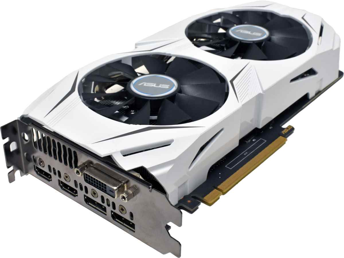 Asus DUAL-GTX1060-6G NVIDIA GTX 1060 Graphics Card GP106 6GB GDDR5 PCIe 3.0 x16 DVI 2x HDMI 2x DP