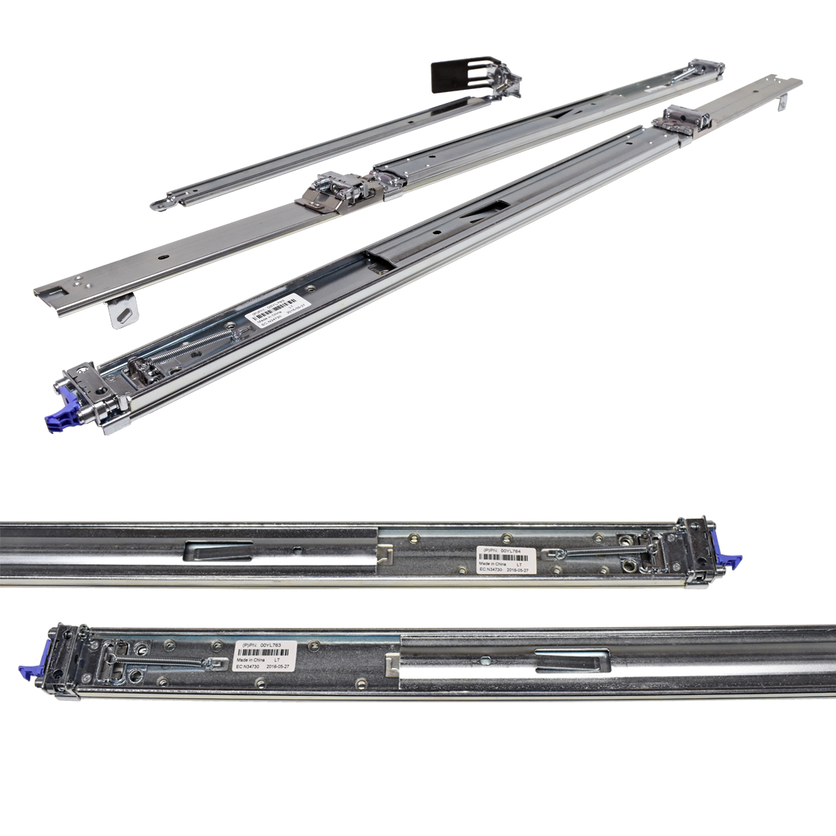 IBM Rack Rail Kit Rackschienen P00YL763 P00YL764 2336-4619-YE für X3560 X3650 M5 IBM Rack Rail Kit Rackschienen P00YL763 P00YL764 2336-4619-YE für X3560 X3650 M5