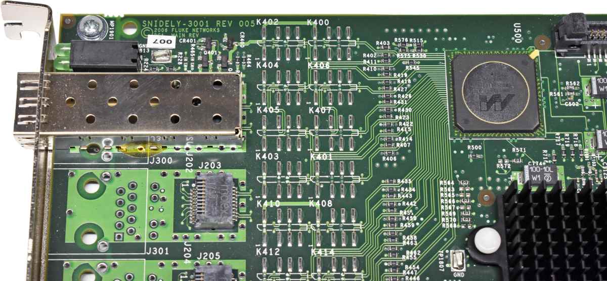 Fluke SNIDELY-3001 REV 005 PCIe x8 Single-Port SFP Gigabit Ethernet Network Card + Mini GBIC Fluke SNIDELY-3001 REV 005 PCIe x8 Single-Port SFP Gigabit Ethernet Network Card + Mini GBIC