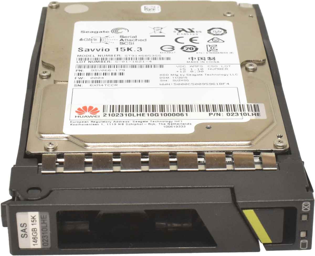 Huawei Seagate 146GB 2.5" 6G 15K SAS HDD Festplatte 02310LHE ST9146853SS Huawei Seagate 146GB 2.5" 6G 15K SAS HDD Festplatte 02310LHE ST9146853SS