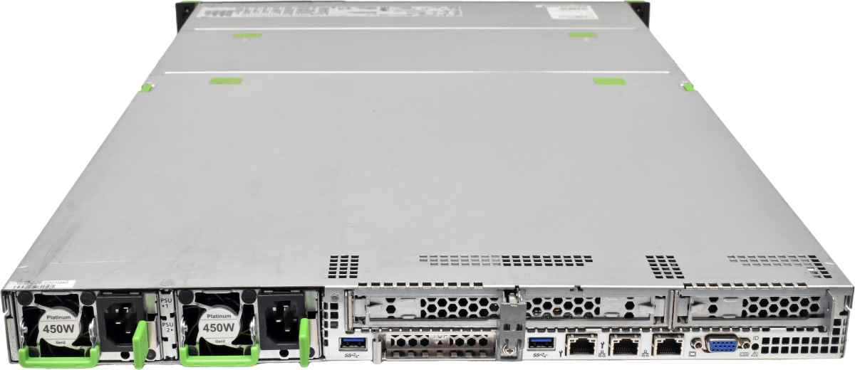 Fujitsu Primergy RX2530 M4 Server 2x Silver 4108 CPU 128GB RAM PC4 4x SFF 2,5