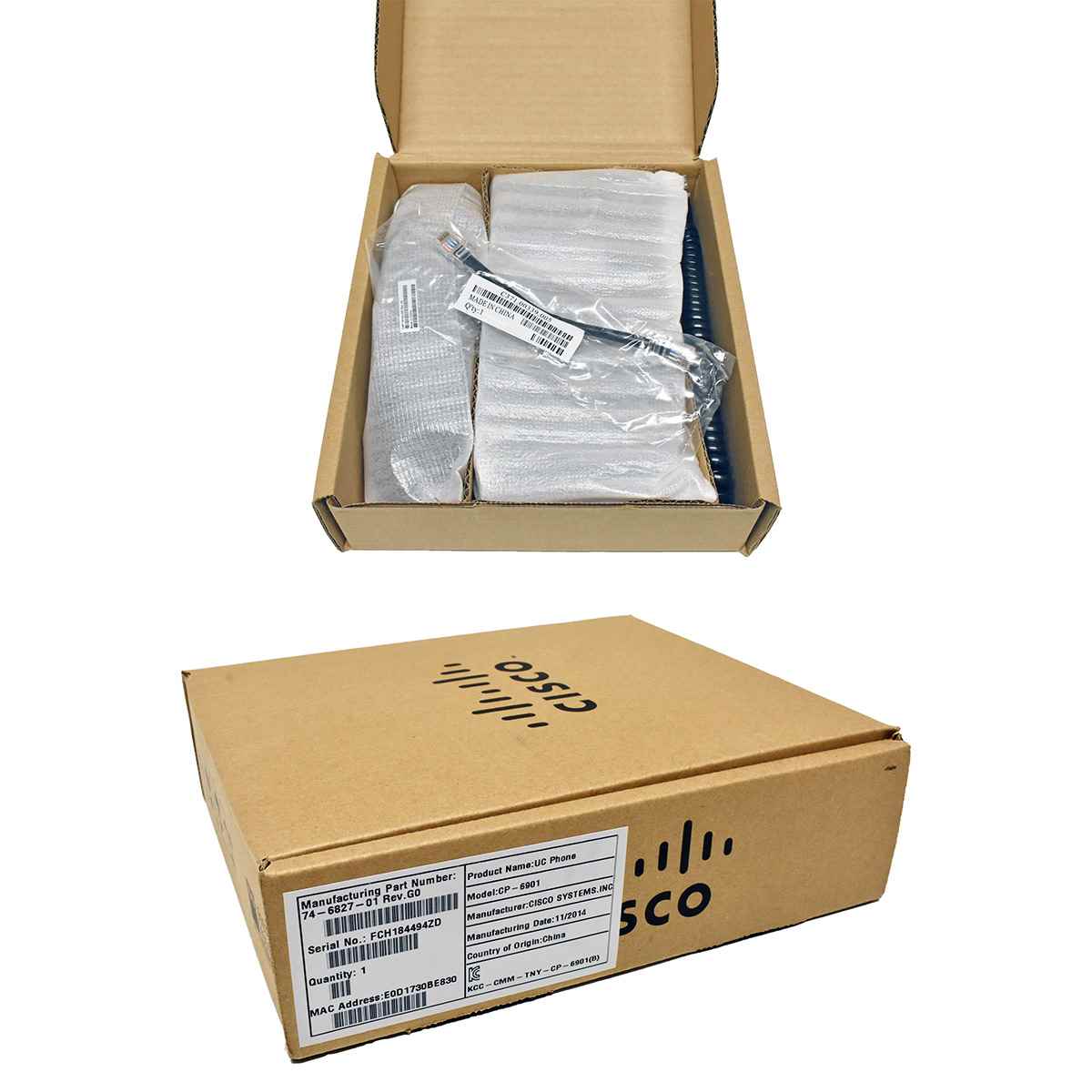 Cisco IP Phone CP-6901-C-K9 74-6827-01 NEW Cisco IP Phone CP-6901-C-K9 74-6827-01 NEW