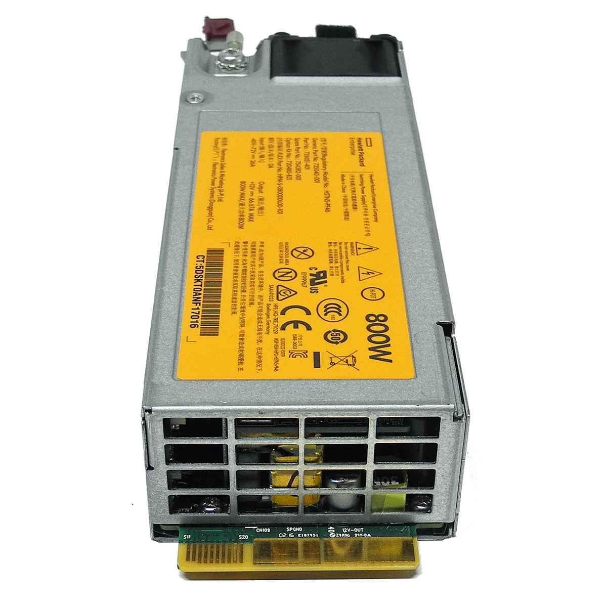 HP HSTNS-PF46 Power Supply 800W 40-72V= für Apollo / ProLiant Gen9 754382-001 HP HSTNS-PF46 Power Supply 800W 40-72V= für Apollo / ProLiant Gen9 754382-001