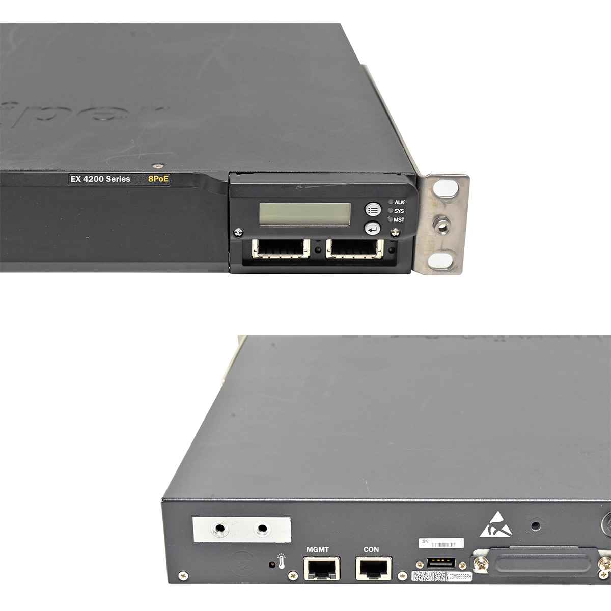 Juniper EX4200-24T 24-Port GE 8-Port PoE +Module 2x 10G XFP Juniper EX4200-24T 24-Port GE 8-Port PoE +Module 2x 10G XFP