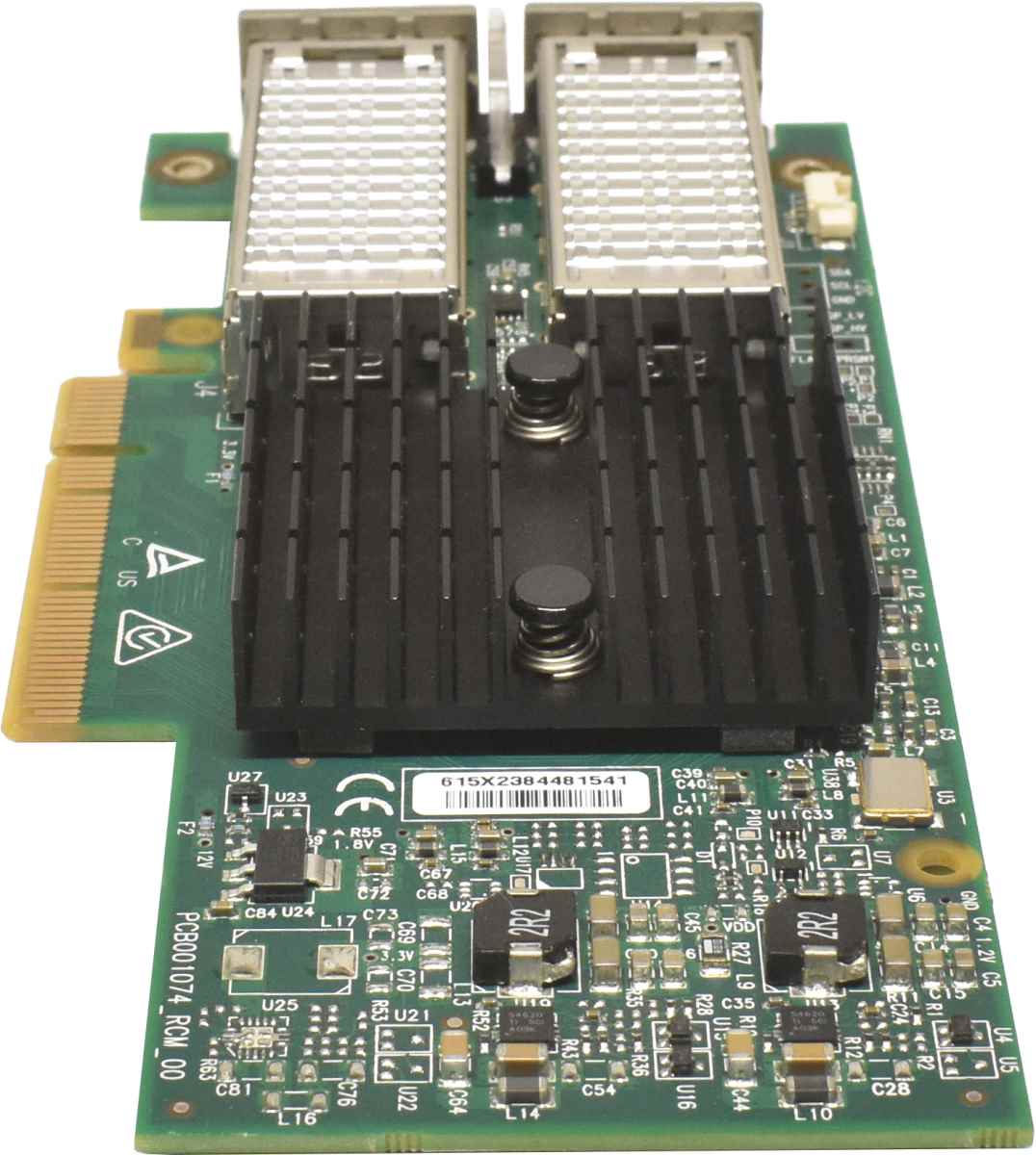 Mellanox CX354A ConnectX-3 QDR InfiniBand 40Gb QSFP+ Dual-Port PCIe x8 3.0 MCX354A-FCCT ohne Bracket Mellanox CX354A ConnectX-3 QDR InfiniBand 40Gb QSFP+ Dual-Port PCIe x8 3.0 MCX354A-FCCT ohne Bracket
