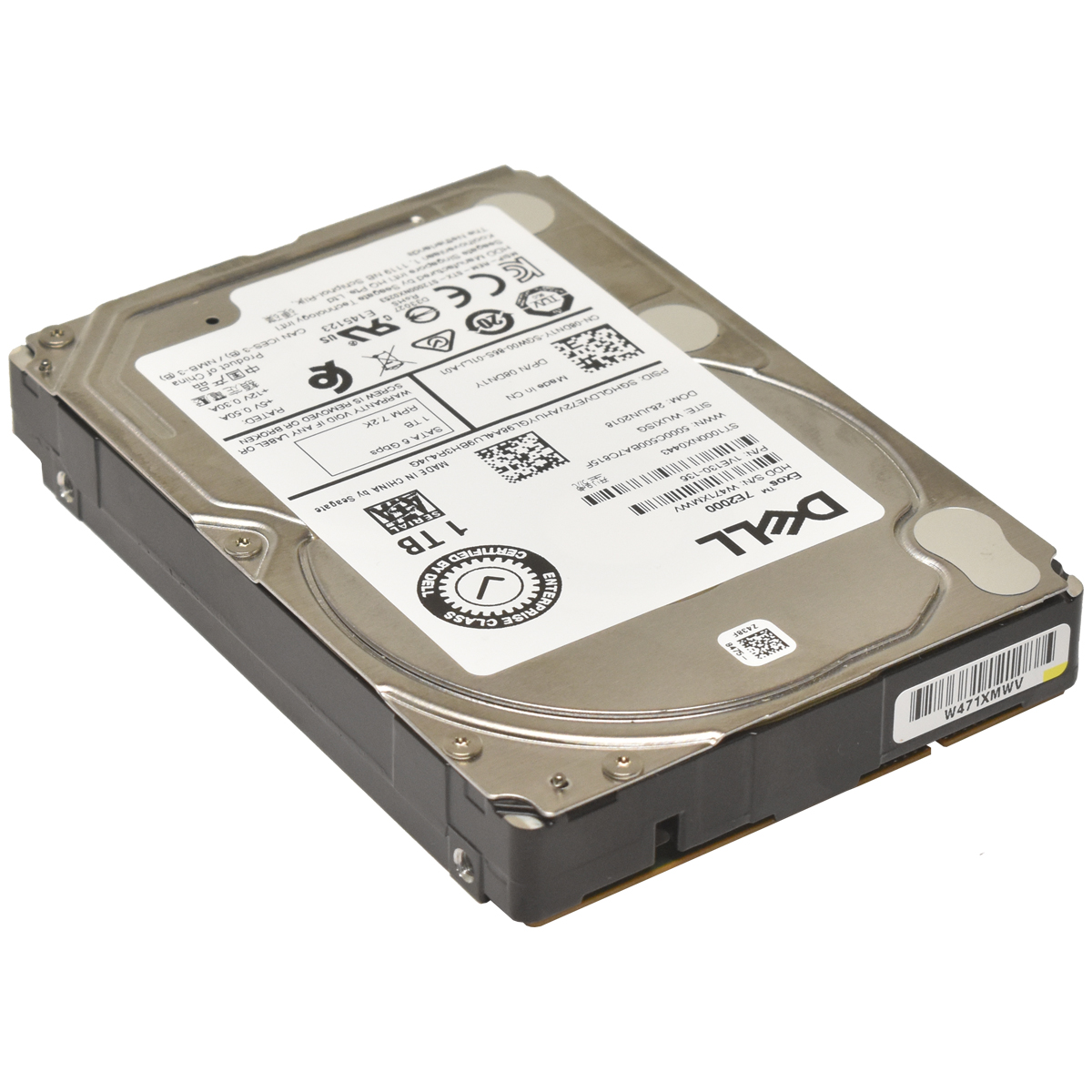Dell Exos 7E2000 Seagate 1TB 2.5 Zoll SATA HDD Festplatte 7.2k 08DN1Y 1VE130-136 Dell Exos 1TB 2.5" 7.2K 6G SATA HDD Festplatte 08DN1Y PowerEdge R740