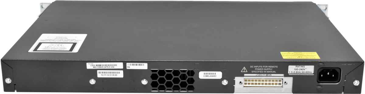 Cisco Catalyst WS-C2960S-24TS-S 24-Port GE Switch 2x 1G SFP +Rack Ears