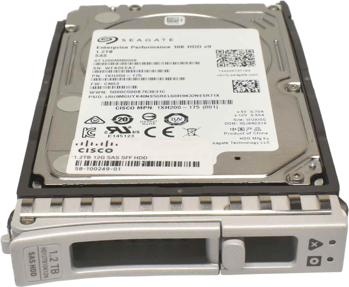 Cisco Seagate 1.2TB 2.5" 10K 12G SAS HDD Festplatte ST1200MM0009 UCS-HD12TB10K12N
