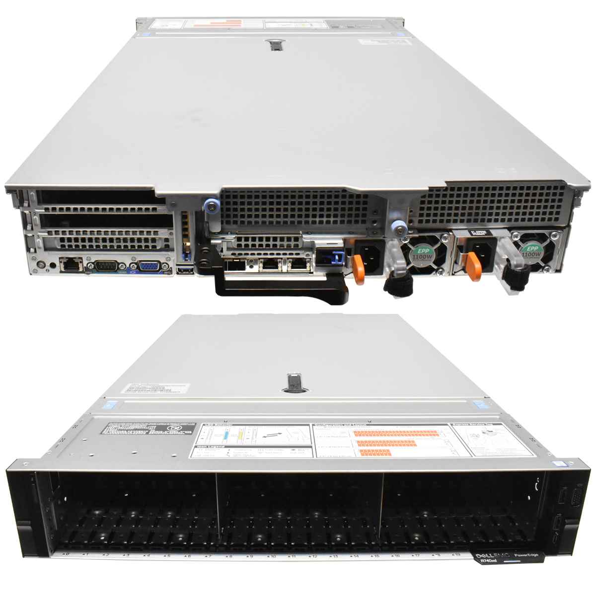 Dell PowerEdge R740xd 1x Xeon Gold 6130 2.10GHz 128GB PC4 24 SFF 2,5" H740P