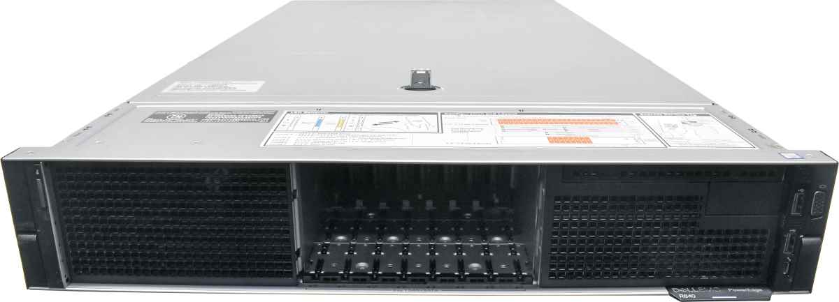 Dell PowerEdge R840 2x Gold 6144 192GB RAM PC4 2x Normale HS 8x SFF 2,5" H730p mini