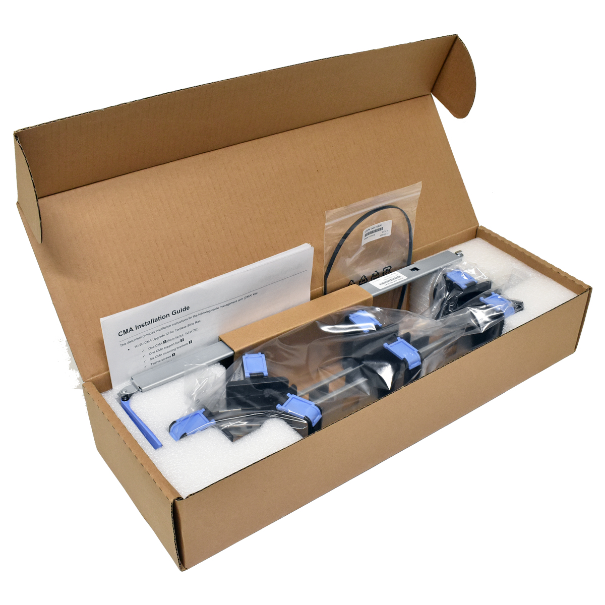 IBM Lenovo 00YK496 1U/2U CMA Kit Kabelführungsarm für werkzeuglose Gleitschiene NEW/NEU IBM Lenovo 00YK496 1U/2U CMA Kit Kabelführungsarm für werkzeuglose Gleitschiene NEW/NEU