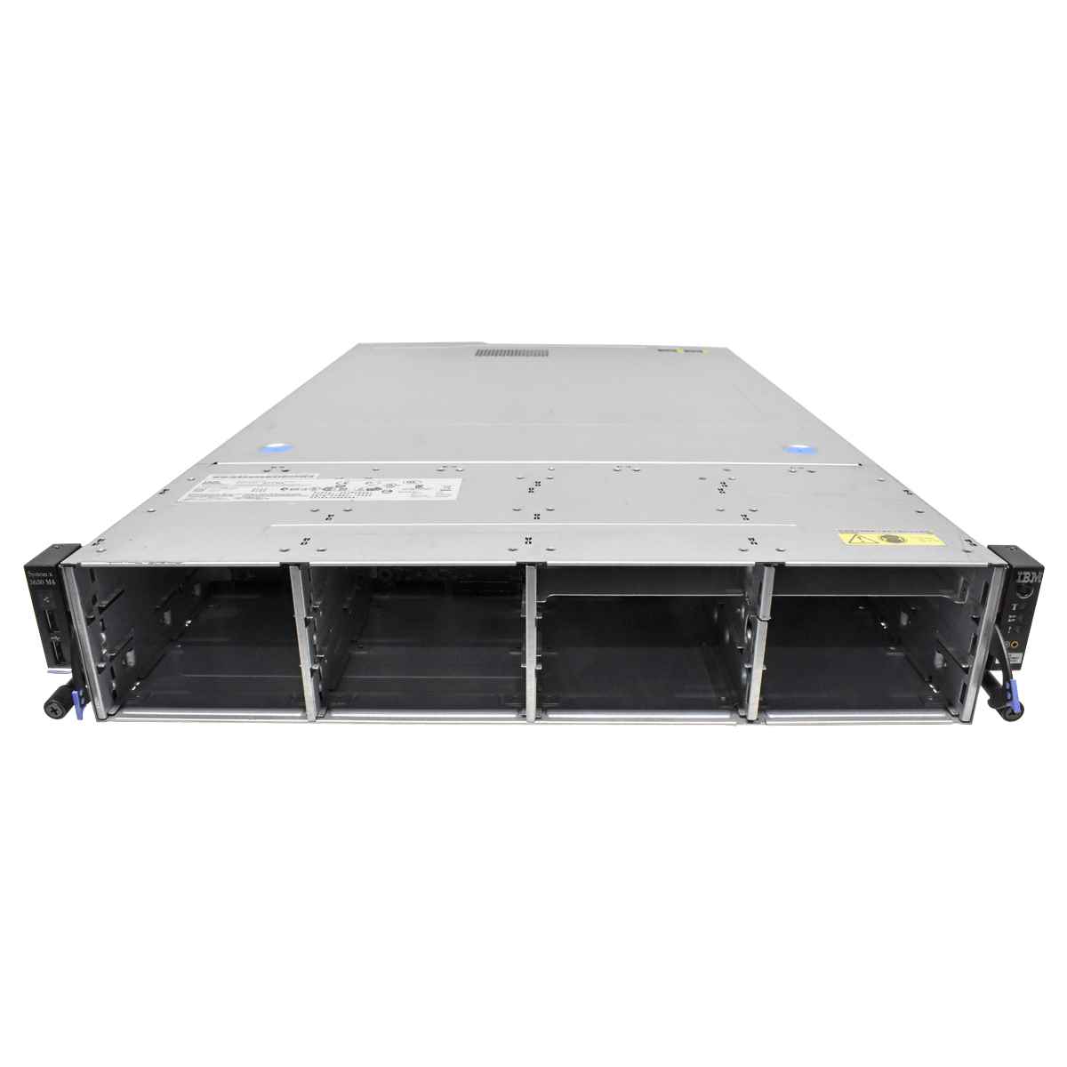 IBM System x3630 M4 2x E5-2470 8C 2.3GHz 32GB PC3 12Bay + 2Bay LFF N2115 46C8989 IBM System x3630 M4 Server ohne CPU ohne RAM PC3 2x Kühler 12 x LFF 3,5