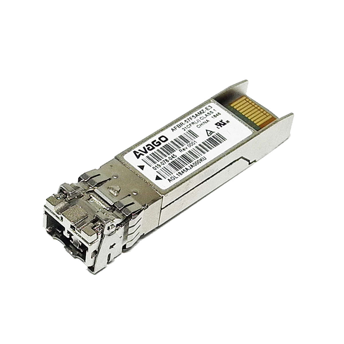 AVAGO-AFBR-57F5AMZ-E3-EMC-16Gb-FC-SFP-SWL-850-nm-T-001.jpg AVAGO AFBR-57F5AMZ-E3 EMC 16Gb FC SFP+ SWL 850 nm Transceiver 019-078-045