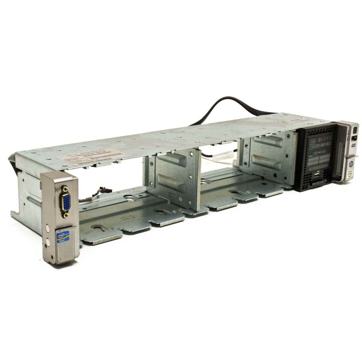 HP 675602-001 ProLiant DL380p G8 681650-001 DL388p G8 Front Panel Cage Assembly + 672145-001 Display Board