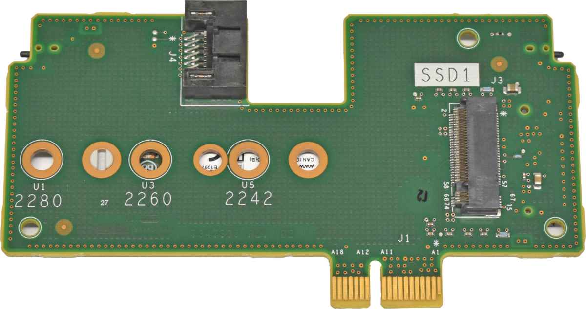 Oracle Intel SSDSCKJB150G7 150GB M.2 SSD with 7341466 Carrier Board
