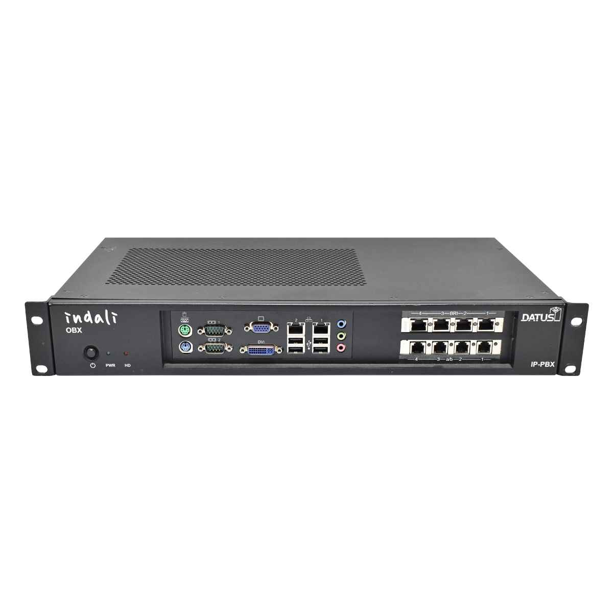 Datus Indali OBX IP-PBX System 1x 4Port TDM410 1x 4Port B410P ohne OS Rack Ears Datus Indali OBX IP-PBX System 1x 4Port TDM410 1x 4Port B410P ohne OS Rack Ears