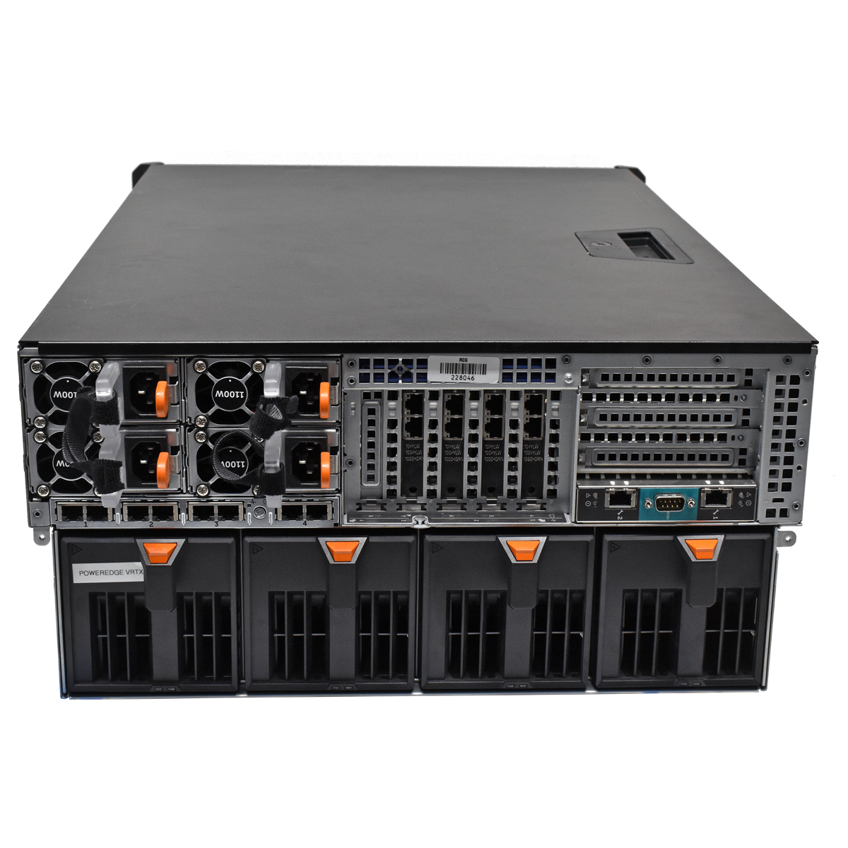 PowerEdge VRTX 4x 1100W PSUs 4 Fan Module 2x Raid Contr. 2x CMCs 4x 1G NICs 0YG4N3 PowerEdge VRTX 4x 1100W PSUs 4 Fan Module 2x Raid Contr. 2x CMCs 4x 1G NICs 0YG4N3