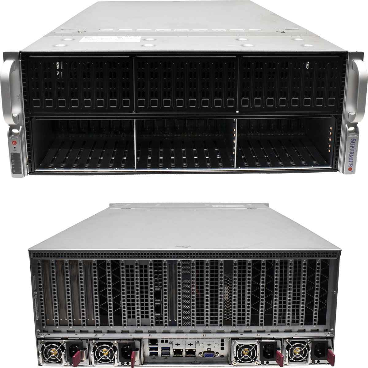 Supermicro 4028GR-TRT2 X10DRG-OT+-CPU 2x E5-2680 V4 256GB DDR4 RAM 3x NVidia P40