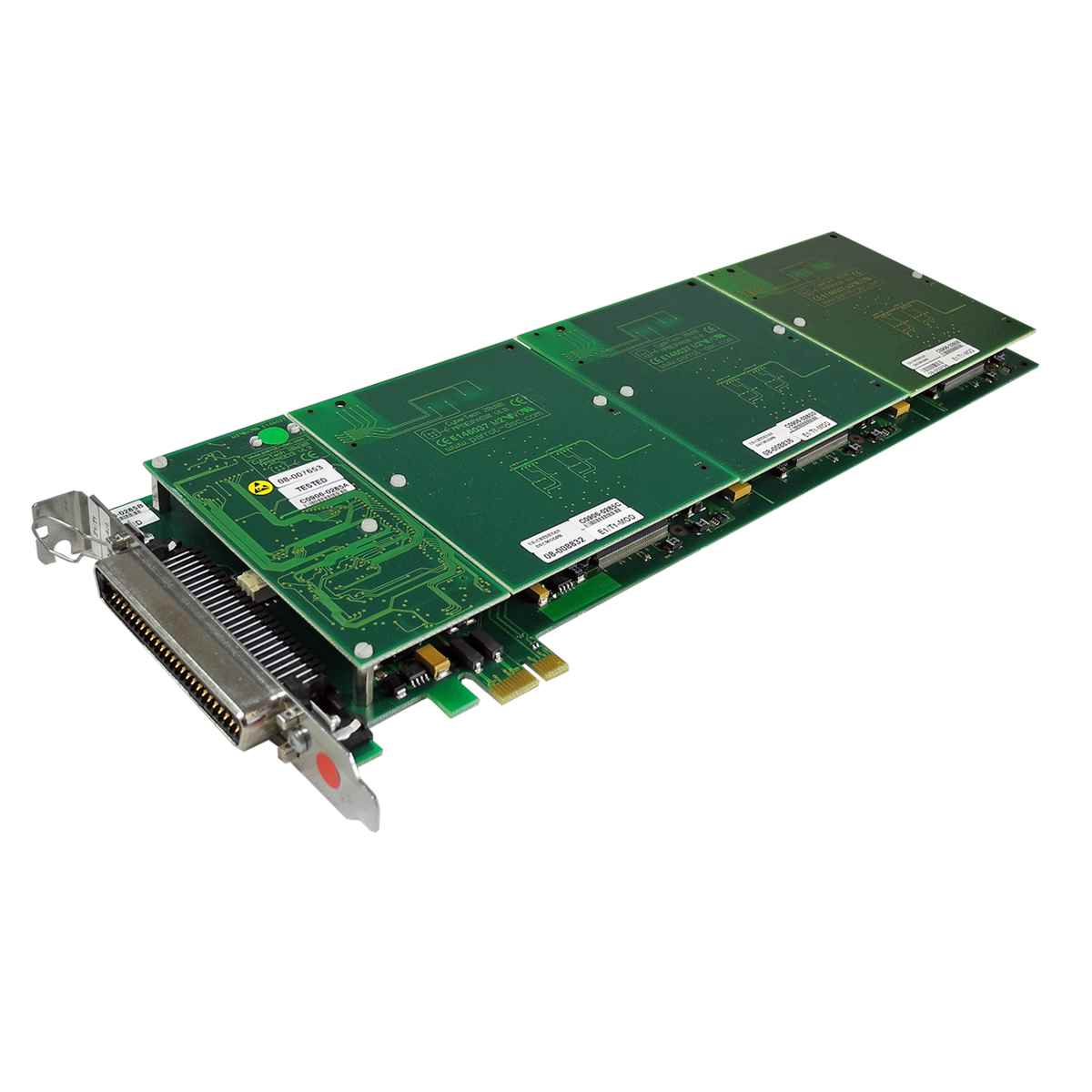 CyberTech 20gc01 MPEB11 PCIe x1 3E1/T1 Speech Converter Card + 3x 20d101 Module CyberTech 20gc01 MPEB11 PCIe x1 3E1/T1 Speech Converter Card + 3x 20d101 Module
