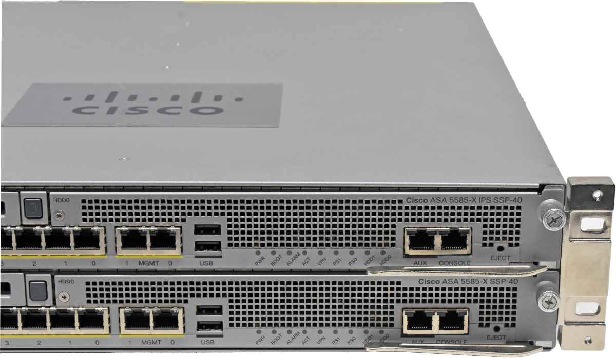 Cisco ASA 5585-X Stateful Firewall + ASA 5585-X IPS SSP-40 + ASA5585-X SSP-40