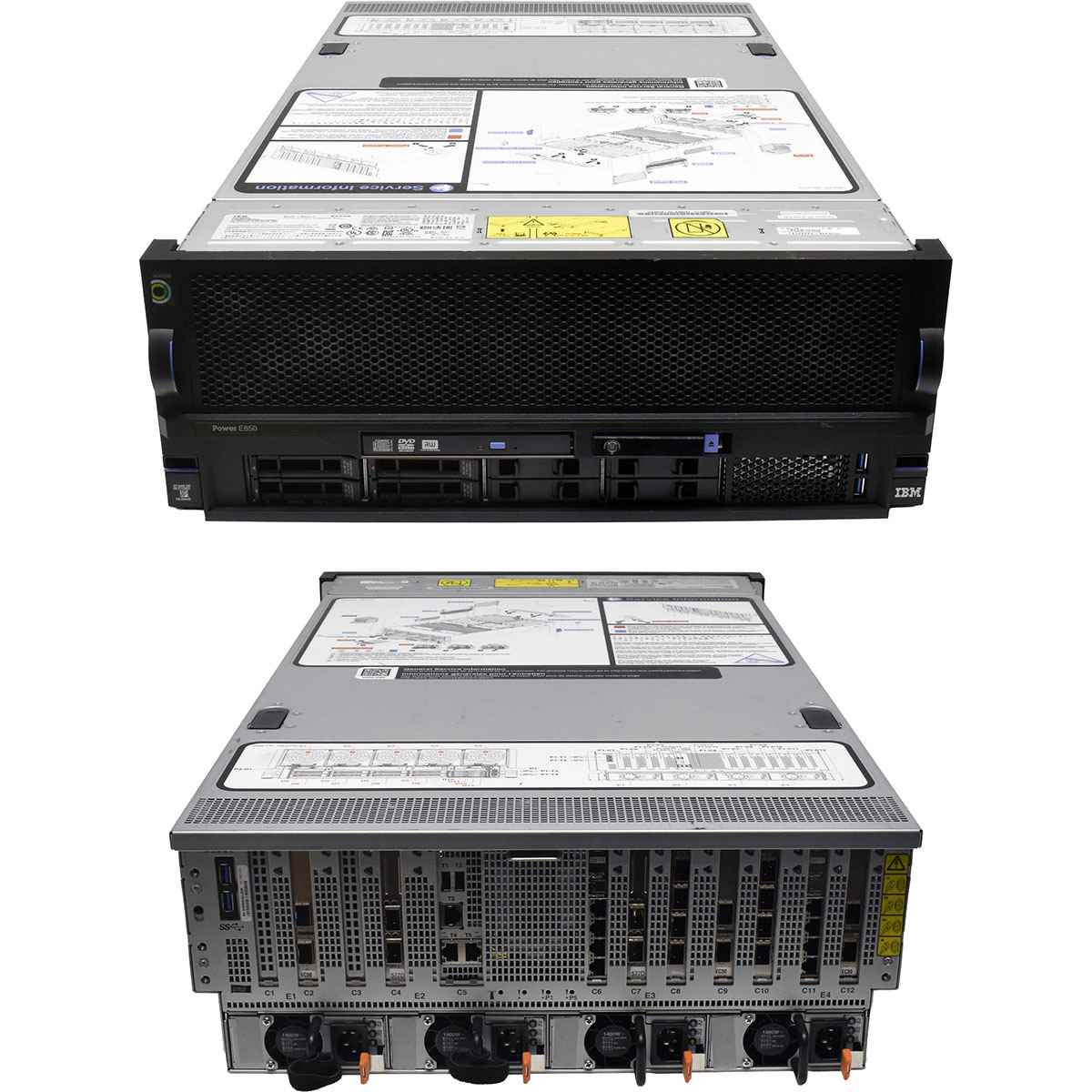 IBM Power E850 Server 4x Power8 CPU 1,5TB RAM PC3 8x SFF 2,5 4U 4x VRM CCIN27 IBM Power E850 Server 4x Power8 CPU 1,5TB RAM PC3 8x SFF 2,5 4U 4x VRM CCIN27