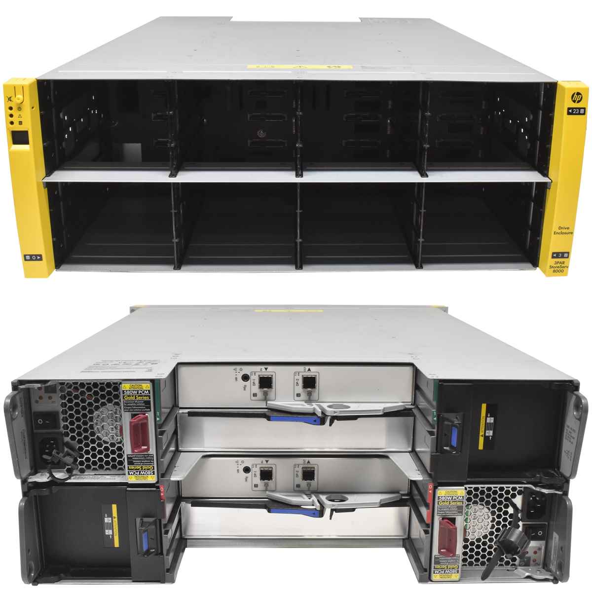 HP 3PAR StoreServ 8000 24x LFF 3,5" 2x Controller 12Gb/s QR491-63004 2x PSW 4U HP 3PAR StoreServ 8000 24x LFF 3,5" 2x Controller 12Gb/s QR491-63004 2x PSW 4U