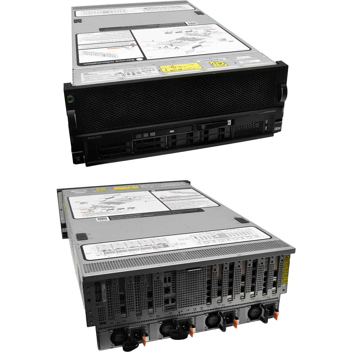 IBM Power E850 Server 4x Power8 CPU 1,5TB RAM PC3 8x SFF 2,5 4U 4x VRM CCIN27