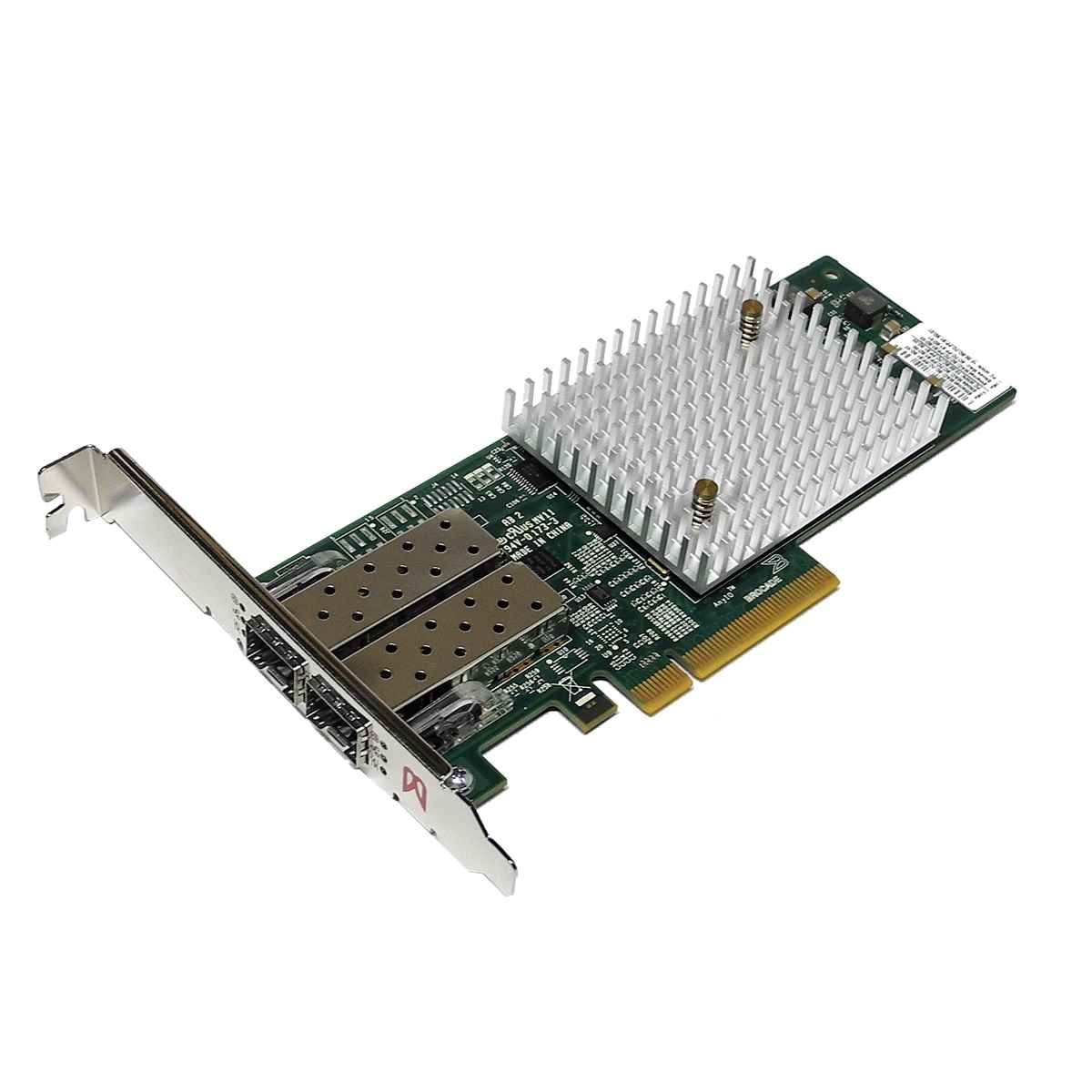 Brocade 18602 Dual Port 16Gb FC SFP+ PCIe x8 Network Adapter 80-1006042-02 FP Brocade 18602 Dual Port 16Gb FC SFP+ PCIe x8 Network Adapter 80-1006042-02 FP