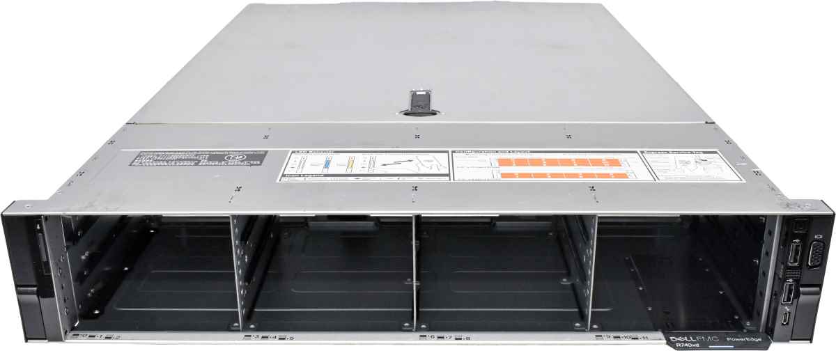 Dell PowerEdge R740xd 0J0T3G Rack Server Chassis 12x LFF Dell PowerEdge R740xd 0J0T3G Rack Server Chassis 12x LFF