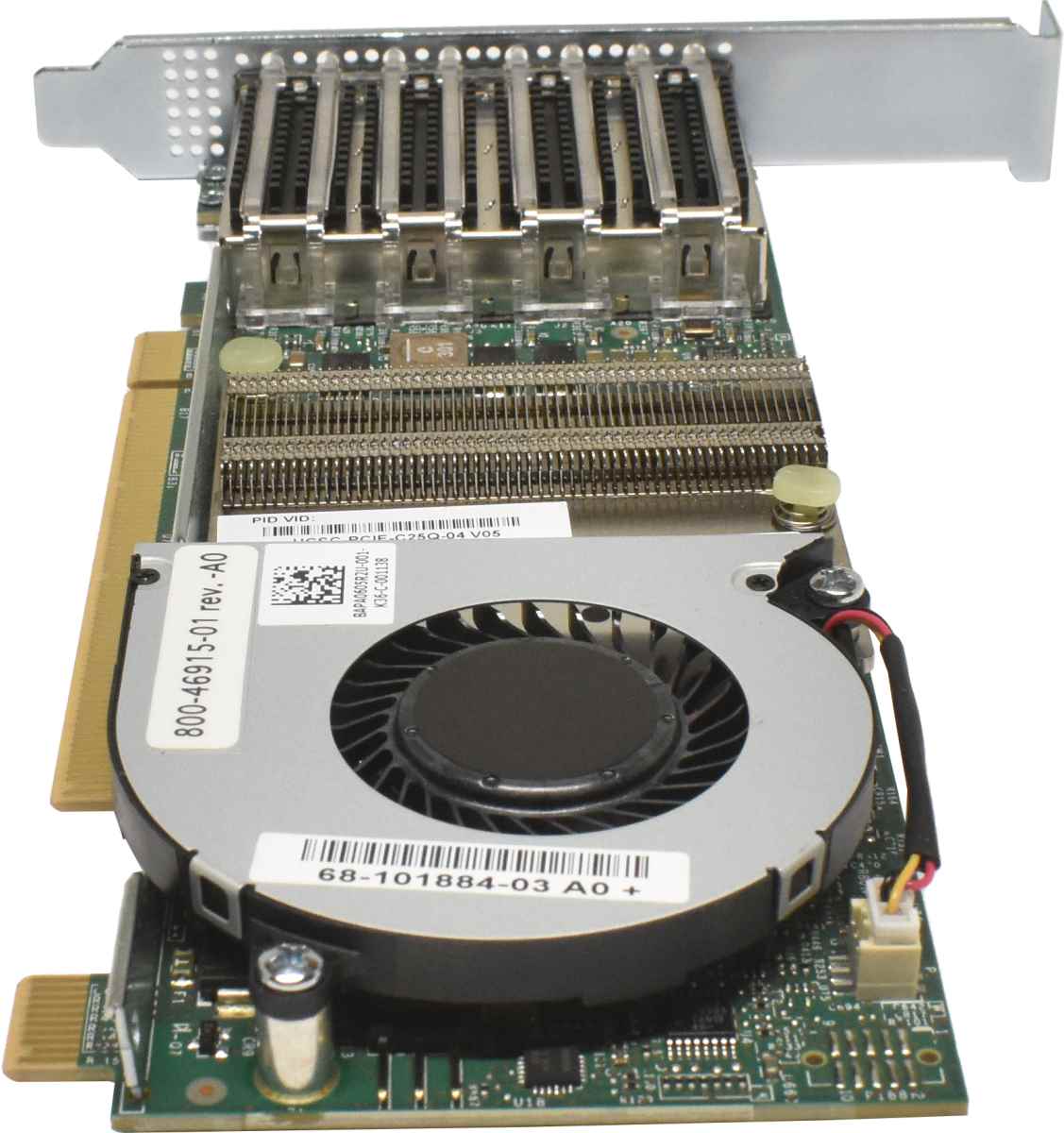 Cisco UCS VIC 1455 UCSC-PCIE-C25Q-04 4- Port 10/25G SFP28 Cisco UCS VIC 1455 UCSC-PCIE-C25Q-04 4- Port 10/25G SFP28