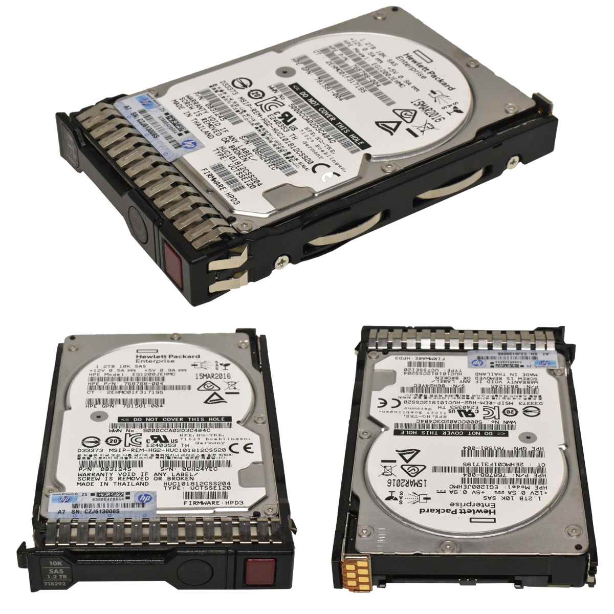 HP 1.2TB 2.5" 10K 12G SAS HDD Festplatte 718159-002 718292-001 Server Storage HP HDD 1.2 TB SAS Festplatte 2,5" 10K 12Gbs 768788-004 781581-004 EG1200JEHMC