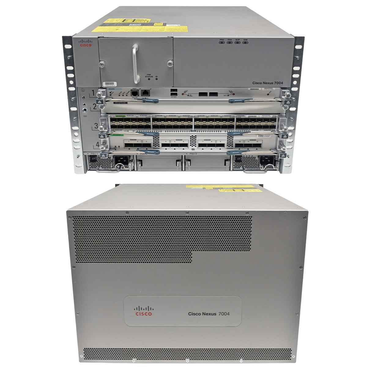 Cisco Nexus 7004 N7K-C7004 +Modules N7K-F312FQ-25 N7K-F248XP-25E N7K-SUP2E 2x PSU