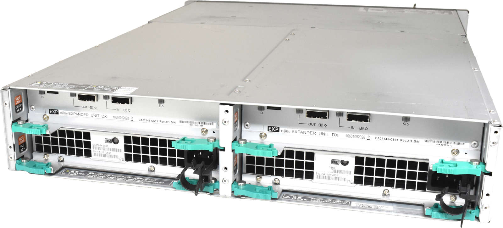 Fujitsu-Eternus-Storage-DX80-Expansion-FTS-ETLDE2A-003.jpg Fujitsu Eternus Storage DX80 Expansion FTS: ETLDE2AG 12 Bay 3,5" 2x CA07145-C611 2x PSU