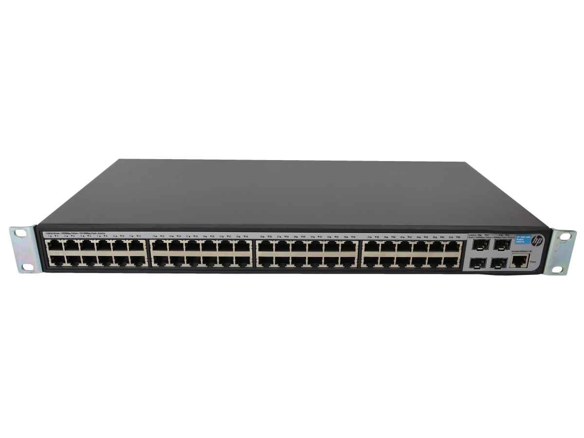 HP 1920-48G JG927A 48-Port 1G RJ-45 Gigabit Ethernet Switch 4x 1G SFP