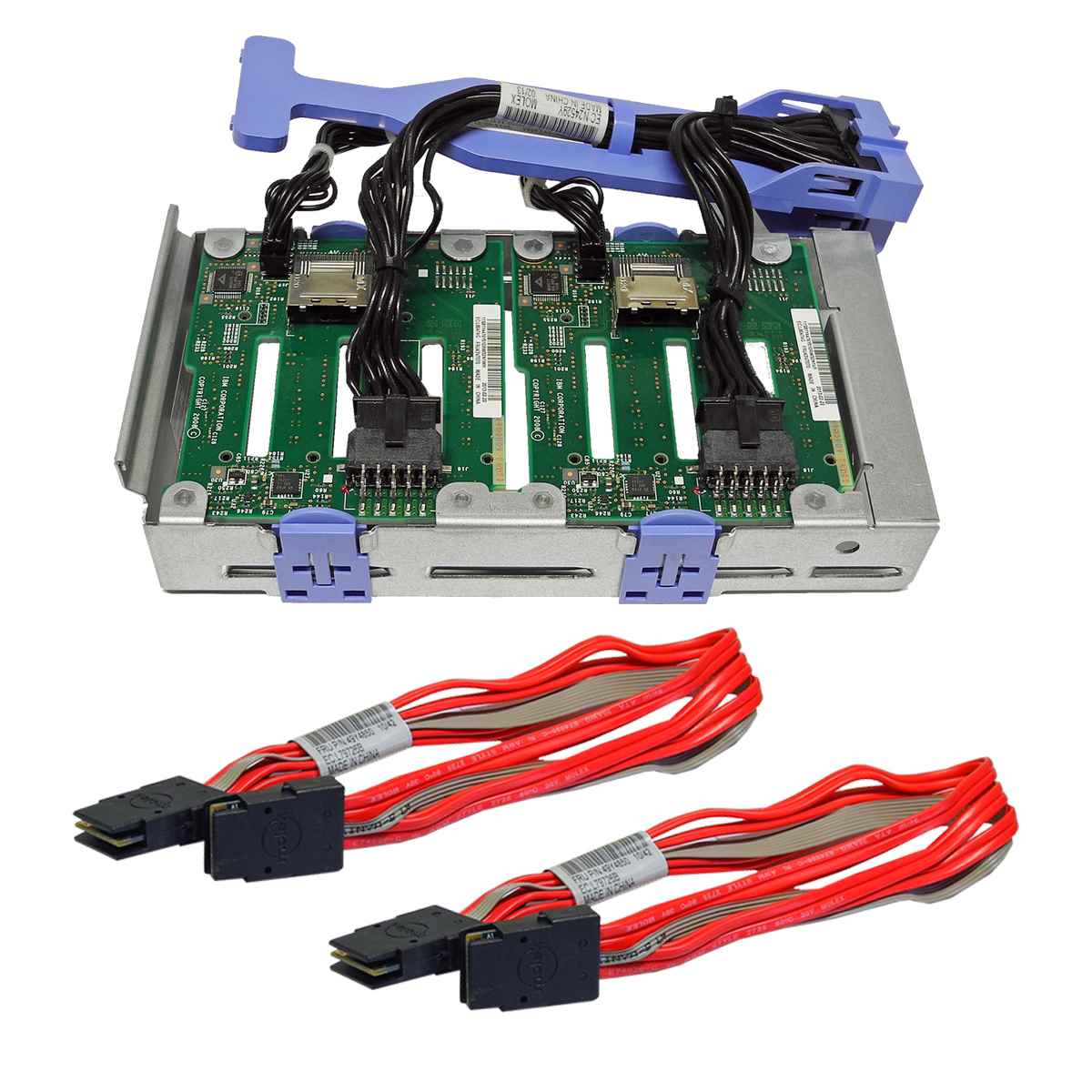 IBM ServeRAID M5015 6 Gb/s RAID Controller 46C8927 +BBU + Kabel + Backplane IBM ServeRAID M5015 6 Gb/s RAID Controller 46C8927 +BBU + Kabel + Backplane