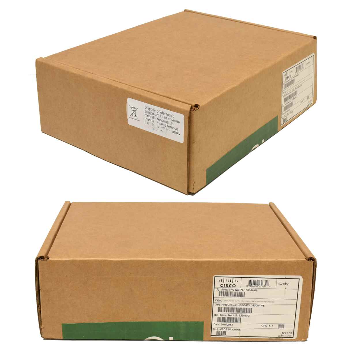 Cisco Netzteil Power Supply UCSC-PSU-650W-WS 650W C220 C240 M3 NEU / NEW Cisco Netzteil Power Supply UCSC-PSU-650W-WS 650W C220 C240 M3 NEU / NEW