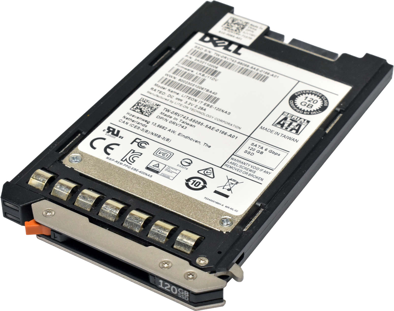 Dell-LiteOn-120GB-0RV743-LITEON-IT-EBE-120NAS-1-8-001.jpg Dell LiteOn 120GB 0RV743 LITEON IT EBE-120NAS 1.8" 6G SATA SSD PowerEdge M830 M630 M430 Blade