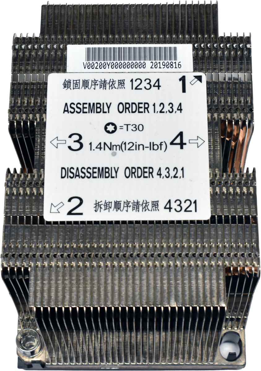 HP DL380 G10 CPU Heatsink Kühler V00200Y000000000 V002018000000000 HP DL560 G10 CPU Heatsink Kühler V00200Y000000000 V002018000000000