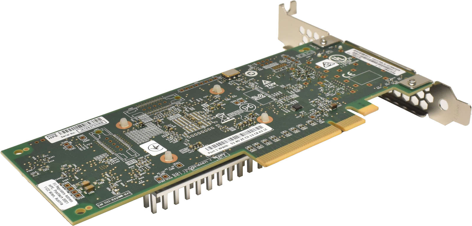 HP-Enterprise-StoreFabric-853010-001-SN1100Q-16Gb-005.jpg HP Enterprise StoreFabric 853010-001 SN1100Q 16Gb 1-Port PCIe3 Fibre Channel HBA FP