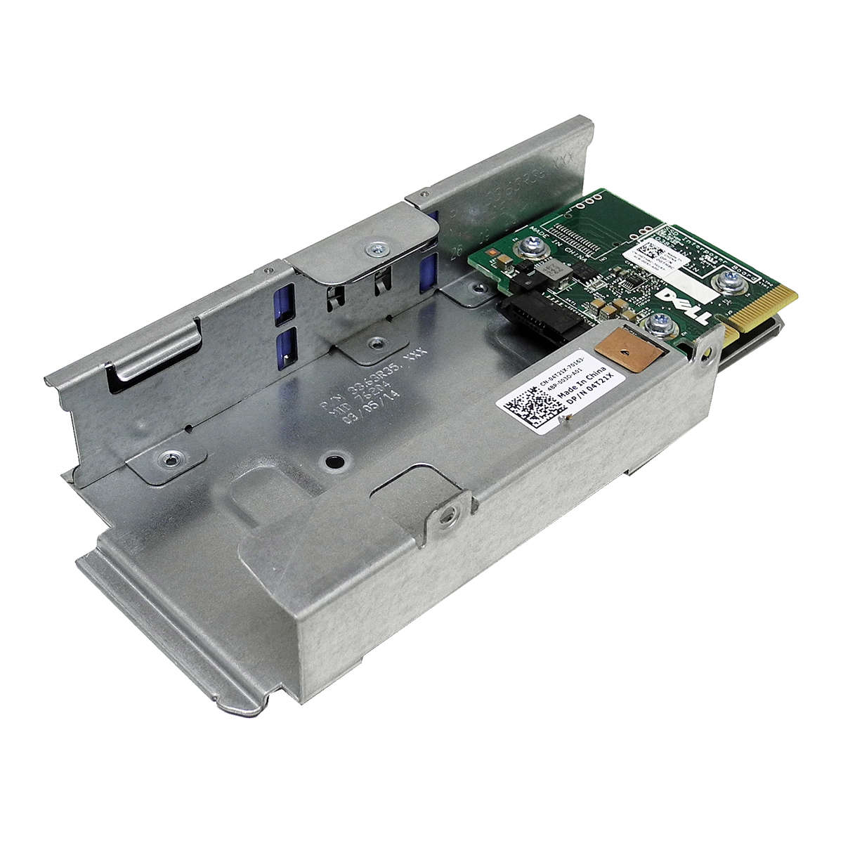 DELL-SSD-Interposer-Board-0GTH6C-Bracket-04T21X-fo-001.jpg DELL SSD Interposer Board 0GTH6C + Bracket 04T21X for PowerEdge R710 Server
