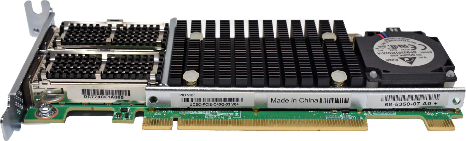 Cisco VIC 1385 UCSC-PCIE-C40Q-03 68-5350-07 Dual-Port QSFP+ 40GE FCoE PCIe 3.0 x16 LP