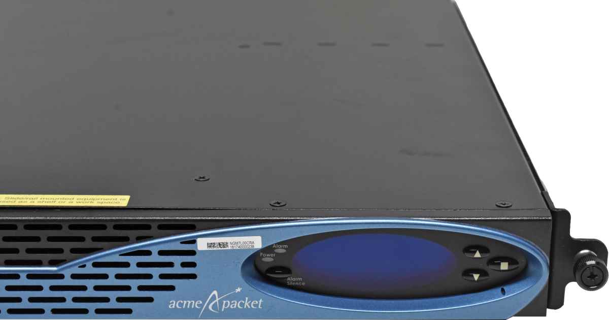 Oracle Corporation ACME Packet AP4600 NGM7L00CRA +Module NGI8AFFMTA Rack Ears