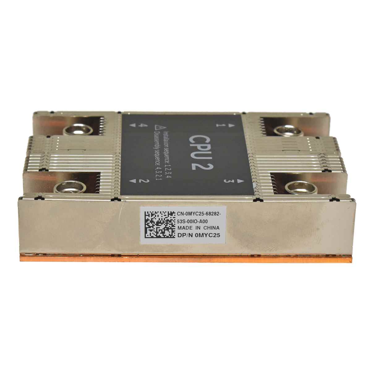 Dell CPU 2 Heatsink Kühler 0MYC25 für Power Edge FC630 Dell CPU 2 Heatsink Kühler 0MYC25 für Power Edge FC630