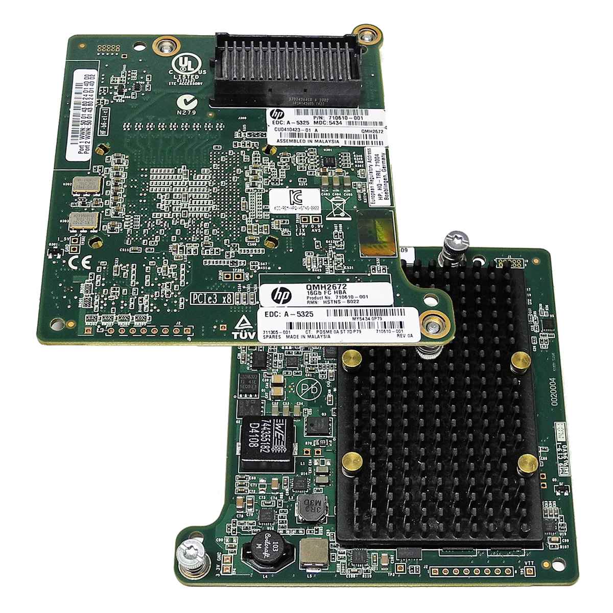 HP QLogic QMH2672 16Gb FC HBA for BladeSystem c-Class G9, G10 711305-001 HP QLogic QMH2672 16Gb FC HBA for BladeSystem c-Class G9, G10 711305-001