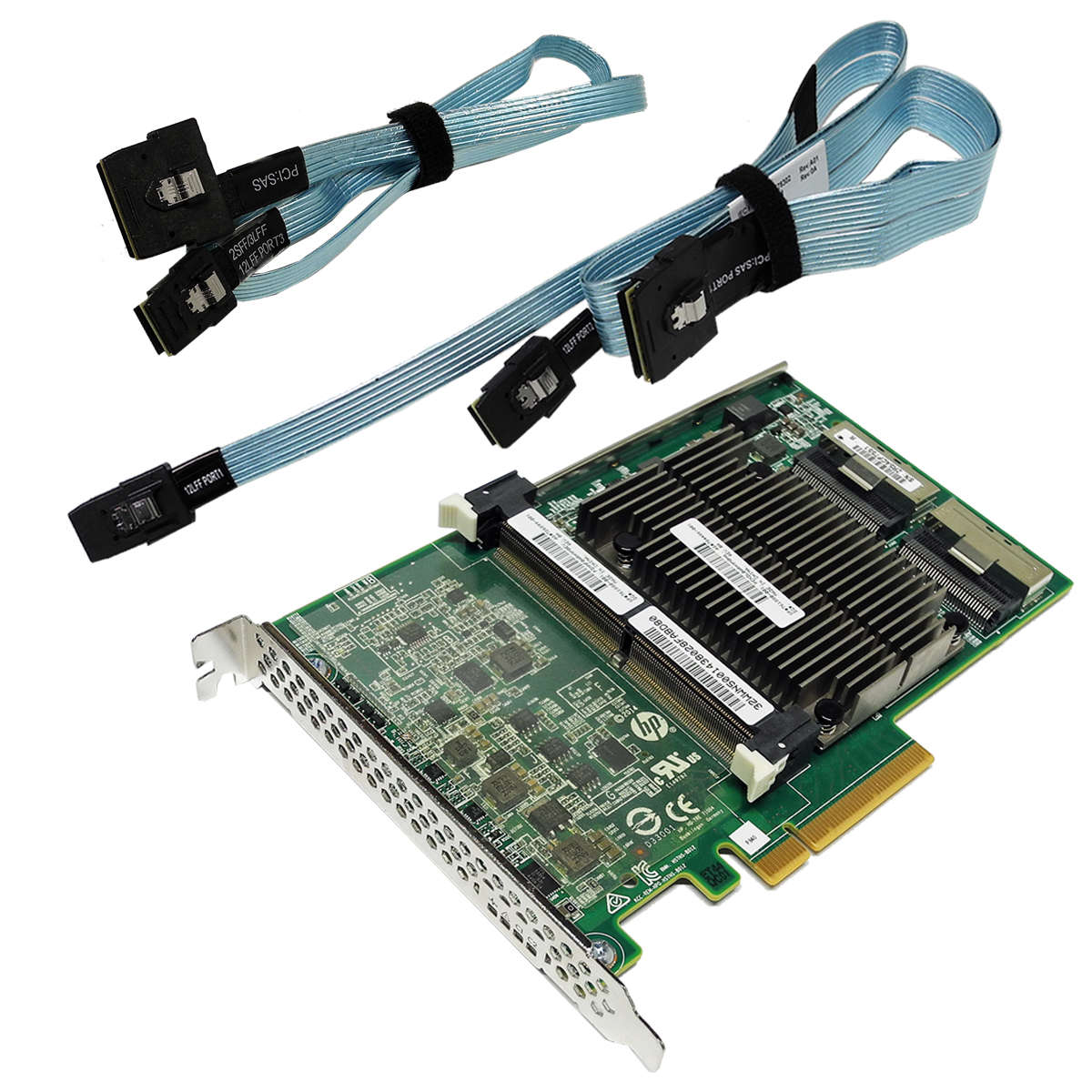 HP Smart Array P840 12Gb SAS RAID Controller +2x SAS Kabel 761880-001