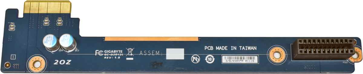 Gigabyte G292-Z20 Riser Card GC-D2D12L Gigabyte G292-Z20 Riser Card GC-D2D12L