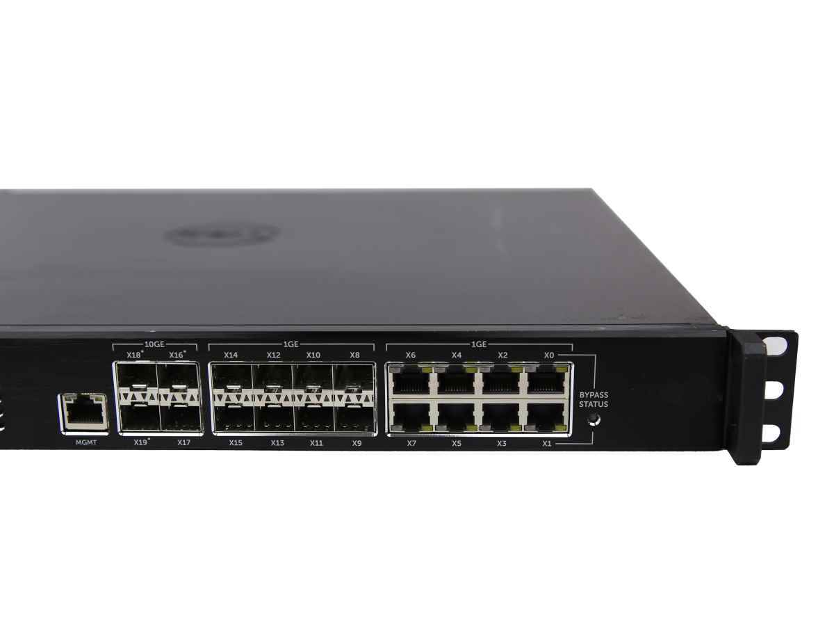Dell SonicWALL NSA 6600 4Port 10G SFP+ 8-Port SFP 8Port RJ-45 GE Firewall